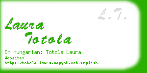 laura totola business card